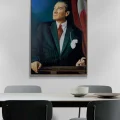 Atatürkün İzinde Yağlı Boya Tablosu