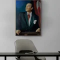 Atatürkün İzinde Yağlı Boya Tablosu