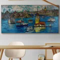 İstanbul’un Kalbi Yağlı Boya Tablosu