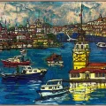 İstanbul’un Kalbi Yağlı Boya Tablosu