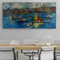 İstanbul’un Kalbi Yağlı Boya Tablosu