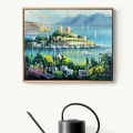 Blue of Bodrum Castle Oil Painting