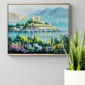 Blue of Bodrum Castle Oil Painting
