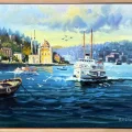 Ortaköyde Gün Yağlı Boya Tablosu