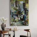 In the Old Istanbul Bazaar Oil Painting