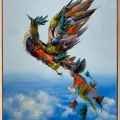 Spring of the Simurgh Oil Painting