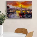 Sunset in Istanbul Oil Painting