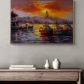 Sunset in Istanbul Oil Painting