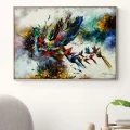 Simurgh of Colors Oil Painting