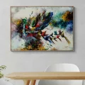 Simurgh of Colors Oil Painting