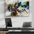 Simurgh of Colors Oil Painting