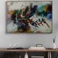 Simurgh of Colors Oil Painting