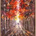 Sonbahar Melodisi Yağlı Boya Tablosu