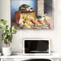 Cats in the Fruit Basket Oil Painting