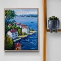 Waterfront Mansions on the Bosphorus Oil Painting