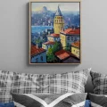Galata’nın Gözleri Yağlı Boya Tablosu