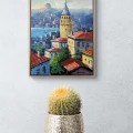 Galata’nın Gözleri Yağlı Boya Tablosu