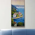 Tale of the Waterfront Mansions Oil Painting