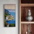 Tale of the Waterfront Mansions Oil Painting