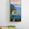 Tale of the Waterfront Mansions Oil Painting