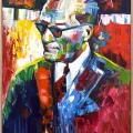 Atatürk in Colors Oil Painting