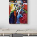 Atatürk in Colors Oil Painting