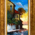 Silence of Waterfront Mansions on the Bosphorus Oil Painting
