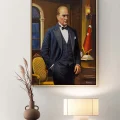 Gratitude to Atatürk Oil Painting