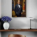 Gratitude to Atatürk Oil Painting