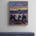 İstanbul’un Kanatları Yağlı Boya Tablosu