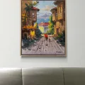 Sokağın Huzuru Yağlı Boya Tablosu