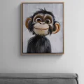 Cute Monkey Oil Painting