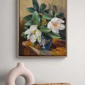 Silence of the Magnolia Oil Painting