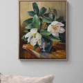Silence of the Magnolia Oil Painting