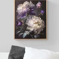 Peony Flower Oil Painting