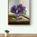 Among the Lilacs Oil Painting