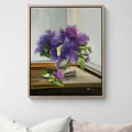 Among the Lilacs Oil Painting