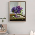 Among the Lilacs Oil Painting