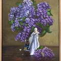 A Bouquet of Lilacs Oil Painting