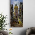 Kule Sokaklarında Yağlı Boya Tablosu