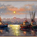 Last Lights of the Bosphorus Oil Painting
