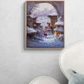 Snow Time in Istanbul Oil Painting