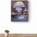 Snow Time in Istanbul Oil Painting