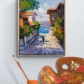 Streets by the Bosphorus Oil Painting
