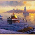 Evening in Istanbul Oil Painting