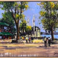 Memories in Ortaköy Oil Painting