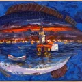 Tower in the Heart of the Fish Oil Painting