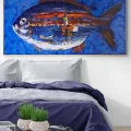 Tower in the Heart of the Fish Oil Painting