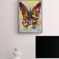 Bir Kelebeğin Masalı Yağlı Boya Tablosu