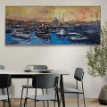 Golden Evening of Istanbul Oil Painting